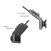 abordables DVR pour voiture-k18 4g wifi car dash cam dvr with 2.0 lcd screen gps camera recorder 1080p dual lens avant et arrière wdr with gps dash cam