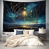 abordables paysage tapisserie-Fantasy Star Orbite Tapisserie suspendue Art mural Grande tapisserie murale Décor Photographie Toile de fond Couverture Rideau Maison Chambre Salon Décoration