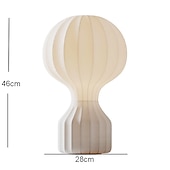 abordables lámpara de noche-lámpara de mesa globo de aire caliente blanco cálido 18 &quot;28&quot; lámpara de mesa led lámpara de escritorio deco creativa moderna minimalista sala de estar dormitorio restaurante de cabecera seda de gusano
