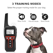 お買い得  犬用トレーニング用品-犬の訓練 アンチバークカラー ショックカラー クリッカー リモートの犬のためのショックカラー 犬の吠える制御装置 犬 多機能 エレクトリック 犬用 ペット用 トレーナー アンチ犬叫 電子 / エレクトリック 充電可能 噛み付き防止 ナイロン クリッカー エレクトロニック しつけ用品 服従訓練 ペット用