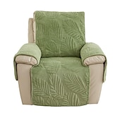 abordables Housse de canapé-housse de fauteuil inclinable housse de canapé vert sauge housse de canapé jacquard housse de canapé protection de meubles avec sangles élastiques pour animaux de compagnie enfants chien chat