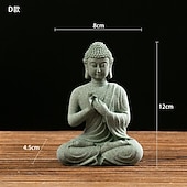 levne Sochy-socha buddhy - ideální pro zenovou zahradu, rybí akvárium, jógu, bonsaje a další - duchovní dekorace feng shui a ozdoby čajovníku pro štěstí