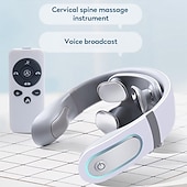 cheap Body Massager-Wireless Electronic Neck Massager 4D Shiatsu Cervical Massager Stiff Neck Massage Health Care Therapy Pulse Pain Relief