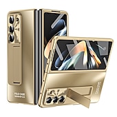 お買い得  サムスン用ケース-Samsung Galaxy Z Fold 6 Z Fold 5 Z Fold 4 Z Fold 3 用バックカバー スタンドホルダー付き スクリーンプロテクター ペンホルダー PC
