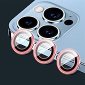 olcso iPhone-képernyővédők-1 készlet Kamera lencsevédő Kompatibilitás Apple iPhone 16 iPhone 15 Pro Max Plus iPhone 14 13 12 11 Pro Max Mini SE X XR XS Max 8 7 Plus Edzett üveg 9H erősség Anti-ujjlenyomat Nagyfelbontású (HD