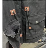 cheap Sport Jacket-Men&#039;s Winter Jacket Winter Coat Work Jacket Outdoor Street Windproof Warm Drawstring Winter Solid Colored Fashion Keep Warm Stand Collar Regular Cotton Fleece Black Army Green Khaki Jacket