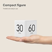 economico Elettrodomestici da cucina-cottura conto alla rovescia promemoria tempo autodisciplina timer cubo elettronico display digitale portatile multifunzionale per la vita quotidiana