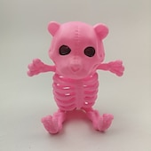 economico Decorazioni Appese e da Tavolo per Halloween-decorazione di Halloween scheletro di unicorno ossa di plastica con scheletro prop scena spettrale interna / esterna bomboniere