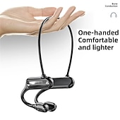 preiswerte On-Ear- und Over-Ear-Kopfhörer-Schmerzfreie Open Ear Wireless Bluetooth5.2 Kopfhörer Wasserdichter Sport Ohrhaken Ohrhörer Stereo Freisprech Bluetooth Headset mit Mikrofon für Laufen Radfahren Sport Headset