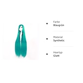 cheap Party Wigs-40 100cm Anime Costume Long Straight Cosplay Wig Party Wig Carnival Cosplay Party Wigs