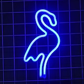 ieftine Lumini Neon LED-semne de neon cu led pentru decor camera fetelor semne de neon lumina de perete lămpi de birou cu baterie funcționare usb lumini de noapte cu piedestal bar roz dormitor petrecere de Crăciun