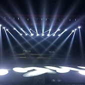 cheap Projector Lamp&amp;Laser Projector-Mini Beam Light Laser Projector LED Spotlight Stage Effect Light KTV Bar Disco Light-6Colors