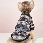 ieftine Pulovere-Câini Pisici Pulovere Jumper Epocă Casual Iarnă Respirabil Απαλό Lavabil Comfortabil În aer liber Casul / Zilnic Îmbrăcăminte pentru câini for Bichon Frise Pomeran un Animalut Fluture Small