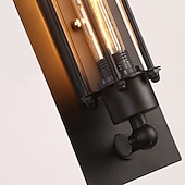 cheap Wall Sconces-Industrial Wall Lights Metal Pipe Wall Light Retro Water Pipes Steampunk Design Flute Art for Living Room Bedroom Restaurant Attic Bar Cafe 110-240V