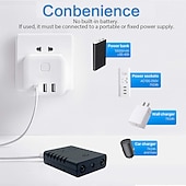 お買い得  屋内IPネットワークカメラ-ミニスパイ隠しカメラ HD 480p Wi-Fi セキュリティカメラ ワイヤレス ナニーカメラ モーション検知 ナイトビジョン 電話アプリ付き 自宅 オフィス 屋内 ビデオ監視