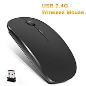 cheap Mice-New Arrival Fashion Ultra Thin Slim 2.4 GHz USB Wireless Optical Mouse Mice Receiver For Computer PC Laptop