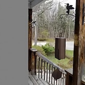 economico Hangings da parete all&#039;aperto-la campana della serenità della risonanza profonda, il campanello a vento eroico, la decorazione del giardino con campanelli a vento all&#039;aperto, campanelli a vento con foglie di metallo retrò