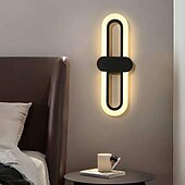 abordables Appliques murales LED-lightinthebox applique murale intérieure à LED liner desin 40 cm intérieur moderne simple applique murale LED lampe murale en silicone est applicable à la chambre à coucher salon salle de bain