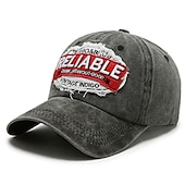 economico Cappellino da baseball da uomo-Unisex Cappellino da baseball Nero Giallo Cotone Lavato Viaggi Stile da spiaggia Esterno Da mare Liscio Regolabile Di tendenza Protezione per occhi
