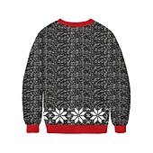 olcso Vicces karácsonyi pulóverek és pulóverek-Karácsony Alpaka Pullover Vicces karácsonyi pulóver Állat minta 3D nyomtatás 3D Grafikus Kompatibilitás Páros Férfi Női Felnőttek Karácsony 3D nyomtatás Parti Fesztivál