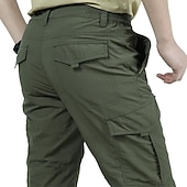 economico Pantaloni cargo-Per uomo Pantaloni Cargo Pantaloni da Combattimento Tasca Semplice Comodità Morbido Quotidiano All'aperto Uscire Moda Casual Nero Verde militare
