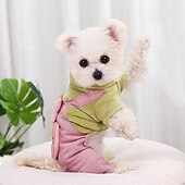 abordables Combinaison-Chien Chat Combinaison Mode Occasionnel Hiver Imperméable Chaud Respirant Doux Lavable Décontracté Quotidien Vêtements pour Chiens for Bichon Frisé Spitz Nain Bébé Animal Papillon Petit