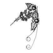 levne Příslušenství-Elf Ear Cuffs Dospělé Unisex Punková gotika předvečer Všech svatých Karneval Mardi Gras Jednoduchý karnevalový kostým