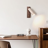 abordables Apliques de pared para interior-Lámpara de pared led y luz de lectura, apliques de pared multifuncionales de piedra, lámpara de pared led para dormitorio, apliques de pared junto a la cama, luz de lectura 110-240v