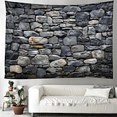 Недорогие пейзаж гобелен-Настенный кирпич, висящий гобелен, настенная живопись, большой гобелен, фреска, декор, фотография, фон, одеяло, занавеска, украшение для дома, спальни, гостиной