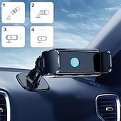 billiga Hållare till bilen-bil smart elektrisk låsning mobiltelefon stödhållare foriphone forxiaomi luftventil klämma stativ automatisk induktionsfäste