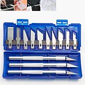 cheap Hand Tools-13Pcs Carving Knife Craft Sculpture Paper Cutting Blade Precision Engraving Cutter Non-Slip Hand Tool DIY Art Hobby Repair Set