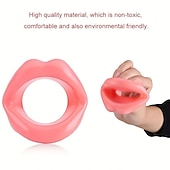 abordables Cuidado Personal &amp; Salud-Moldeador de labios de silicona, entrenador de sonrisas portátil, herramienta de belleza, tensor de boca, entrenador facial para niñas, mujeres y damas