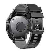 Недорогие Ремешки для часов Garmin-Ремешок для часов для Garmin Fenix 7 7X 6 6X Pro Epix Pro 47mm 51mm Instinct 2X Approach S70 47mm S62 S60 Forerunner 955 945 Epix Marq Descent Quatix 22mm 26mm силиконовый Замена Ремень 22mm 26mm
