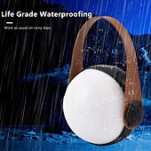 cheap Landscape Lights-Elf Ball Camping Light Outdoor Atmosphere Camping Tent Light Fast Charging LED Ball Bubble SOS Rescue Light with Bracket