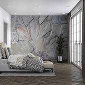 cheap Wallpaper-Cool Wallpapers 3D Stone Wallpaper Wall Mural Wall Covering Sticker Peel and Stick Removable PVC/Vinyl Material Self Adhesive/Adhesive Required Wall Decor for Living Room Kitchen Bathroom