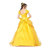 billiga Kvinnors kostymer-Sovande skönhet Skönheten och Odjuret Prinsessa Söt Blommaflickaklänning Tyllklänningar Cosplay Maskerad Film-cosplay for Dam Vuxna Karnival Möhippa