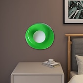 cheap Flush Mounts &amp; Semi Flush Mounts-Lightinthebox LED Ceiling Light Wall Light Indoor 1-Light 25cm Glass Shapes Flush Mount Lights SCeilling Light for Corridor Porch Bar Creative Loft Balcony Lamps Olive Green White Yellow 110-240V