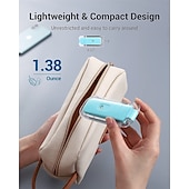 abordables appareils électroménagers-Lumière de lecture rechargeable par USB lumière LED clipable à luminosité réglable pour lecture au lit lumière blanche chaude parfaite pour les enfants et les amateurs de livres usage en voiture
