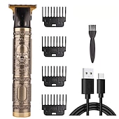 cheap Shaving &amp; Hair Removal-USB Rechargeable Hair Clippers and Beard Trimmer for Men - Precise T-Blade Trimmer with LCD Screen - Grooming Kit for Men