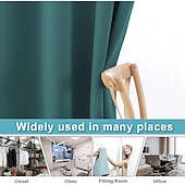 お買い得  ブラックアウトカーテン-遮光カーテン ドレープ ファームハウス ハトメ/アイレット カーテンパネル リビングルーム ベッドルーム 引き戸カーテン キッチン バルコニー 窓 トリートメント 断熱