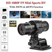 お買い得  車載DVR-小型アクションカメラ hd 1080p 防水ミニ屋外バイクオートバイヘルメットスポーツアクションカメラビデオ dv ビデオカメラカーレコーダー