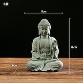 levne Sochy-socha buddhy - ideální pro zenovou zahradu, rybí akvárium, jógu, bonsaje a další - duchovní dekorace feng shui a ozdoby čajovníku pro štěstí