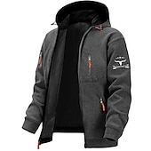 economico Felpe grafiche da uomo-Per uomo Pop art Animali Manica lunga Felpe Con cappuccio Streetwear Originale Sportivo Informale Primavera &amp; Autunno Blu marino Grigio scuro Grigio Abbigliamento progettista S M L XL XXL 3XL