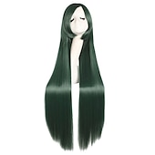 cheap Party Wigs-40 100cm Anime Costume Long Straight Cosplay Wig Party Wig Carnival Cosplay Party Wigs