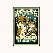 abordables signe d&#039;étain en métal-1pc rétro métal étain signe chat vin étain signe vintage cuisine signes décoration murale, peinture tenture murale pour la décoration murale art métal étain signe 20x30cm/8&#039;&#039;x12&#039;&#039;