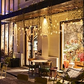 economico Striscie luci ad energia solare-energia solare led sfera dei desideri stringa di luce fata flessibile filo di rame stringa di luce per tenda per giardino cortile vacanza festa di natale illuminazione decorativa colorata