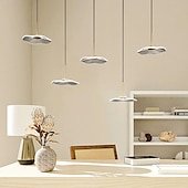 cheap Unique Chandeliers-Ceiling Pendant Light 3/4/5/6 Head Modern Creative Lotus Leaf Office Front Desk Chandelier Light Luxury Bar Front Desk Dining Table Lighting 110-240V