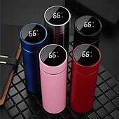 abordables appareils électroménagers-480 ml tasse thermos numérique affichage intelligent de la température bouteille d&#039;eau conservation de la chaleur flacon thermos sous vide pour café thé