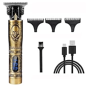 cheap Shaving &amp; Hair Removal-USB Rechargeable Hair Clippers and Beard Trimmer for Men - Precise T-Blade Trimmer with LCD Screen - Grooming Kit for Men