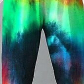 billiga Pojkens 3D Vision &amp; Geometri-Pojkar 3D Knytbatik Byxor Höst Vinter Aktiv Streetwear 3D-tryck Barn 3-12 år Utomhus Sport Ledigt Normal